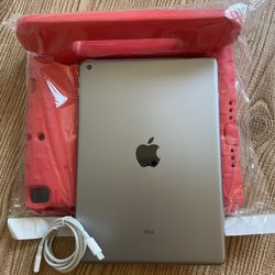 Apple iPad 5th Generation 128GB with kids protective case & Charger 