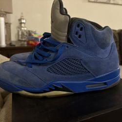 Jordan 5 Retro Blue Suede