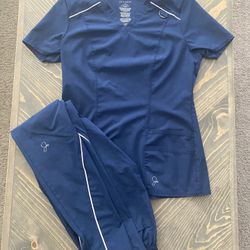 Jaanuu Navy Scrubs 