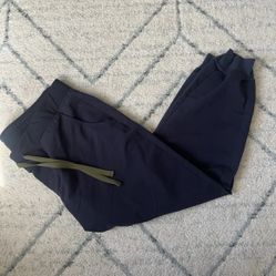 Figs Women’s Zamora Jogger Scrub Pants Quite Navy Size XL/P  PO2163