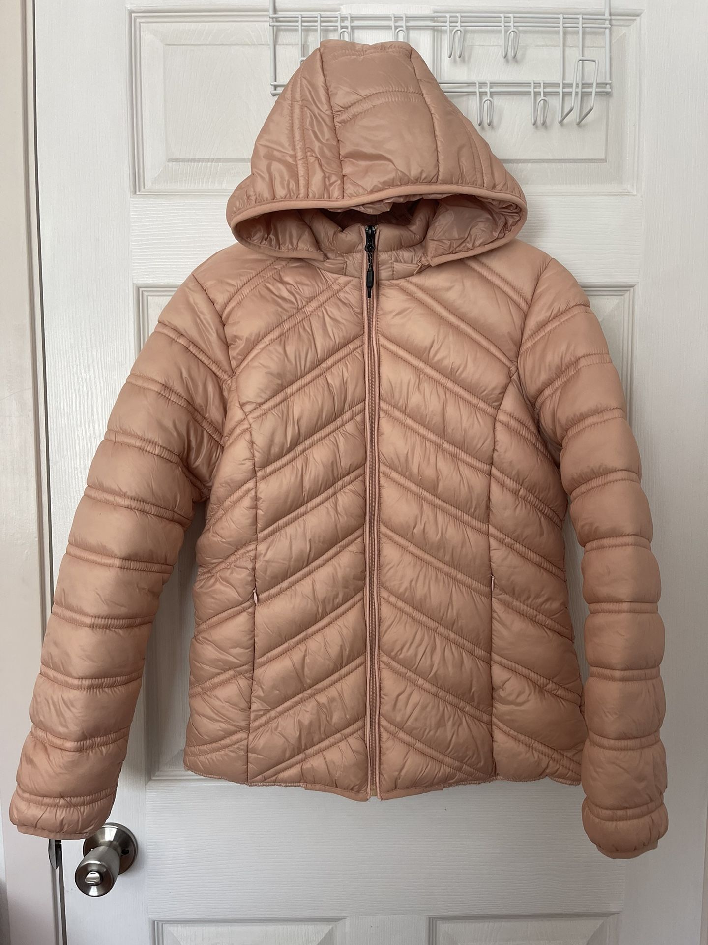 Roosevelt American College Pink Girls Puffer Jacket