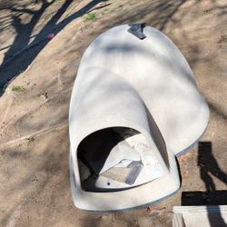 Igloo House For Medium Size Dog And Dog Food With Food Container Included 