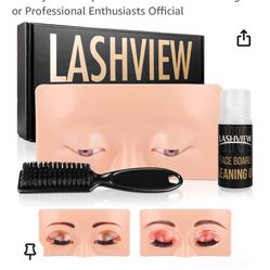 LASHVIEW Makeup Practice Face Board 3D Realistic Pad