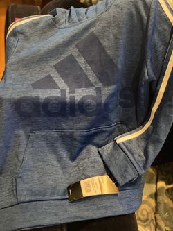 Adidas Kids' Logo Print Hoodie (New)