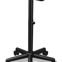 Salon Tray on Wheels- Adjustable Salon Service Rolling Tray Suitable for Mayo Stand
