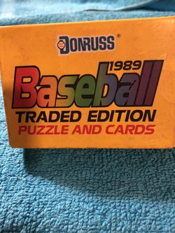 Baseball Cards:  1989 Donruss Traded Edition