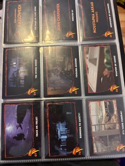 John Carpenter’s HALLOWEEN trading cards (complete Base Set)