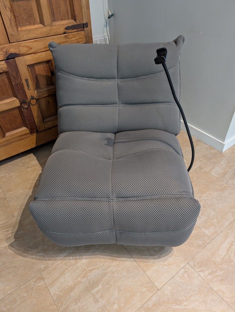 Gray Swivel Glider Recliner