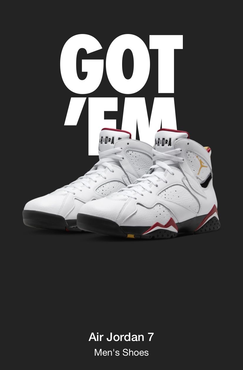 Air Jordan 7 Cardinals