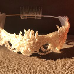 Beaded Wedding Head Bands / 2