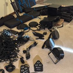 LED stage lighting equipment and Harman Kardon set