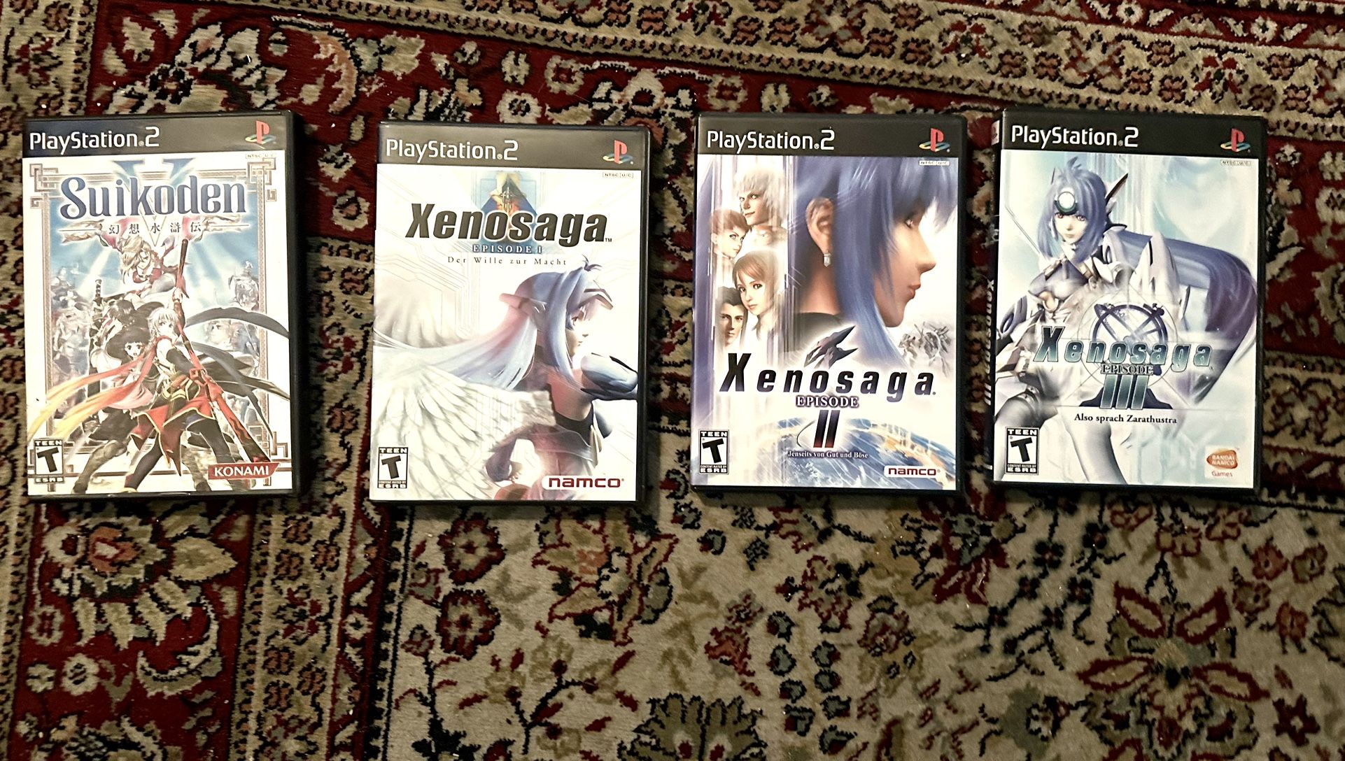 Rare Valuable PS2 Games Xenoblade Sagas Suikoden Metal Saga