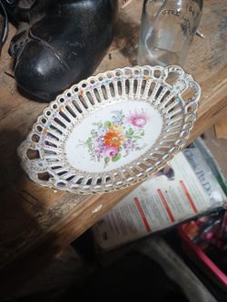 Franziska Hirsch Dresden reticulated bowl 1901–1914