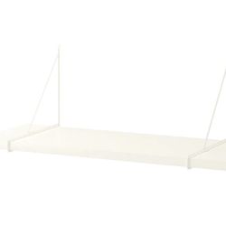 White Wood Shelf (2 Shelves) 