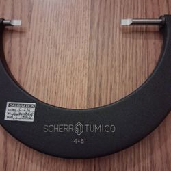 Scherr Tumico Blade Micrometer 