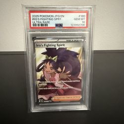 Iris’s Fighting Spirit Psa 10 Pokemon Card 