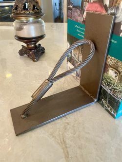 Industrial Wrought Iron Bookends