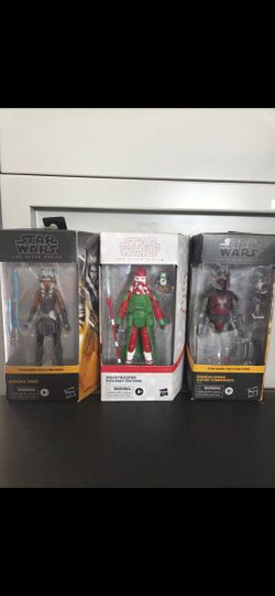 STAR WARS 6 Inch Action Figures- (3) for $30