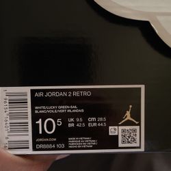 Jordan 2 Lucky Greens 