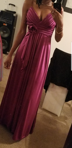 Purple size small silky dress