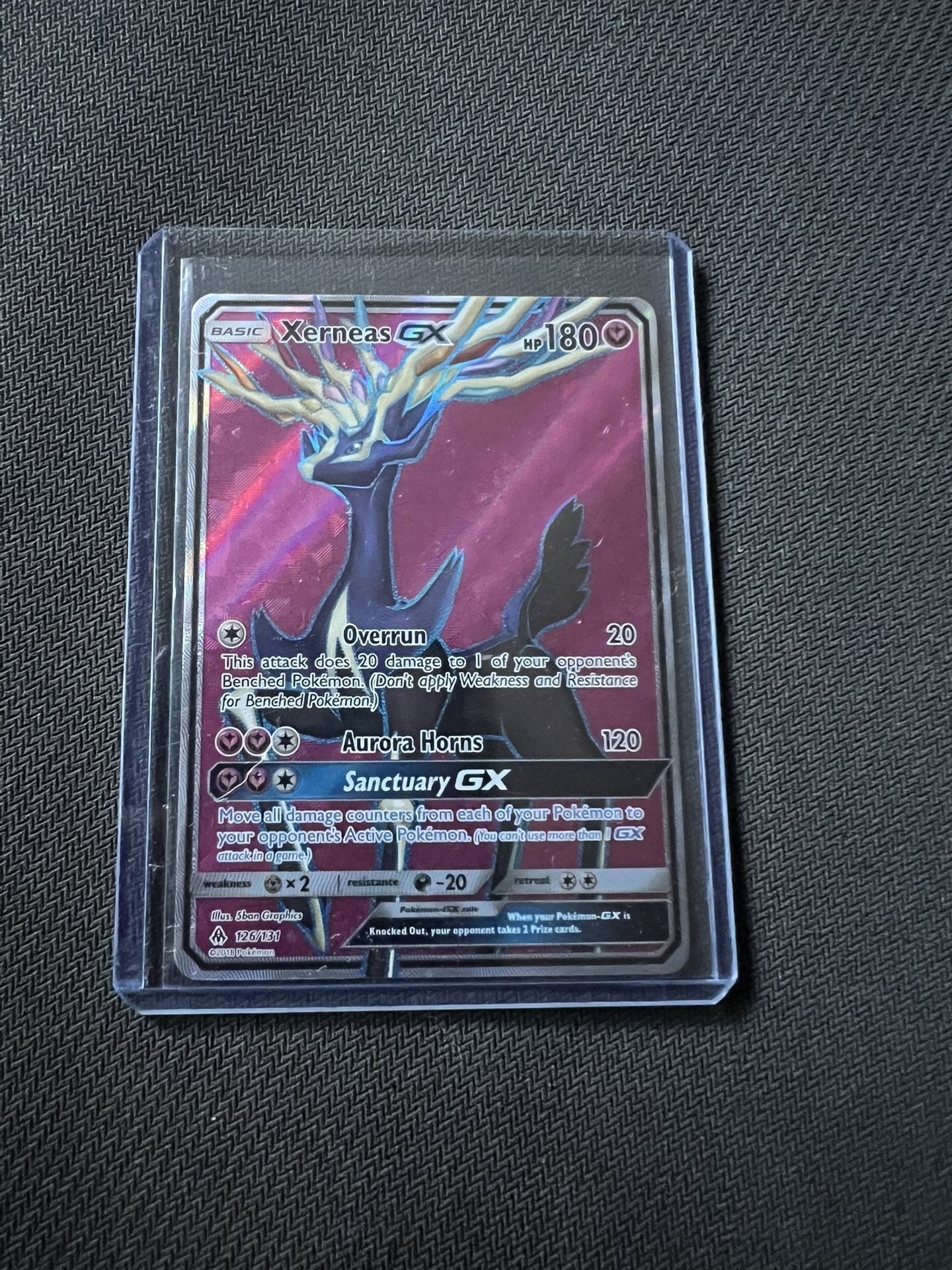 Pokemon Cards Forbidden Light Xerneas GX Full Art