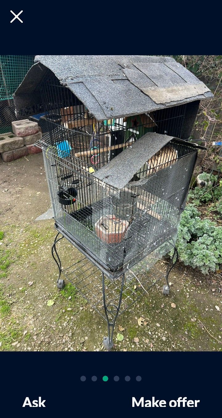 Big Bird Cage on Stand