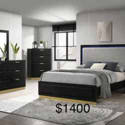 New 5 Piece Queen Bedroom At / Free Delivery 