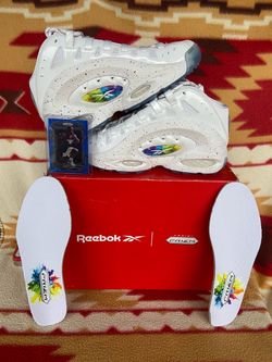 Rare Reebok Question Panini ES22 Color-blast PRIZM WITH CARD Men’s 8.5