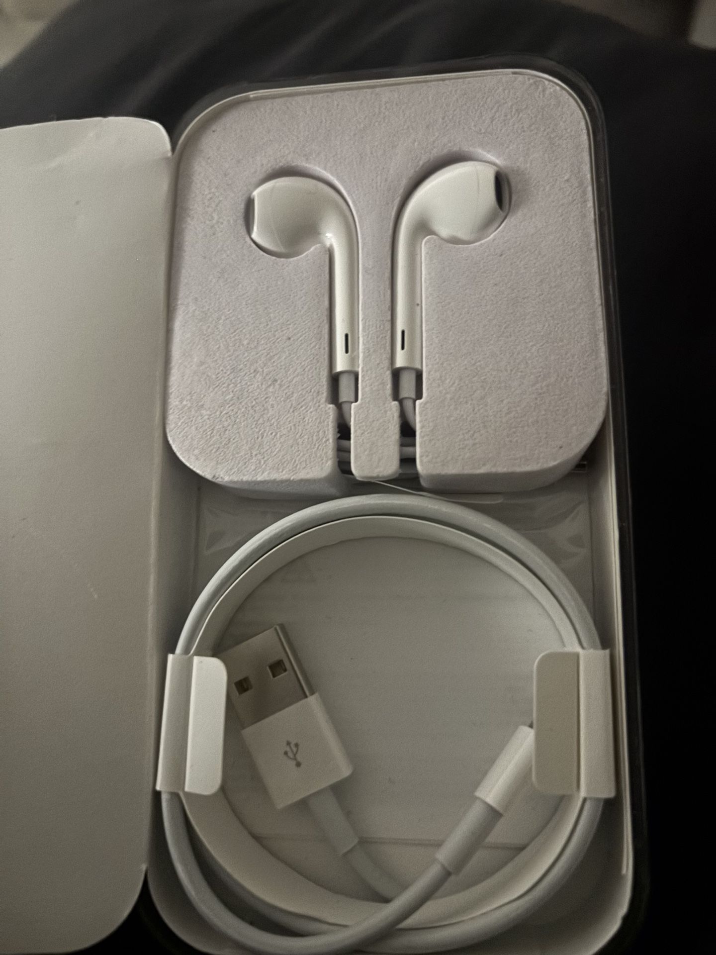 Apple Earphones With The Wire 