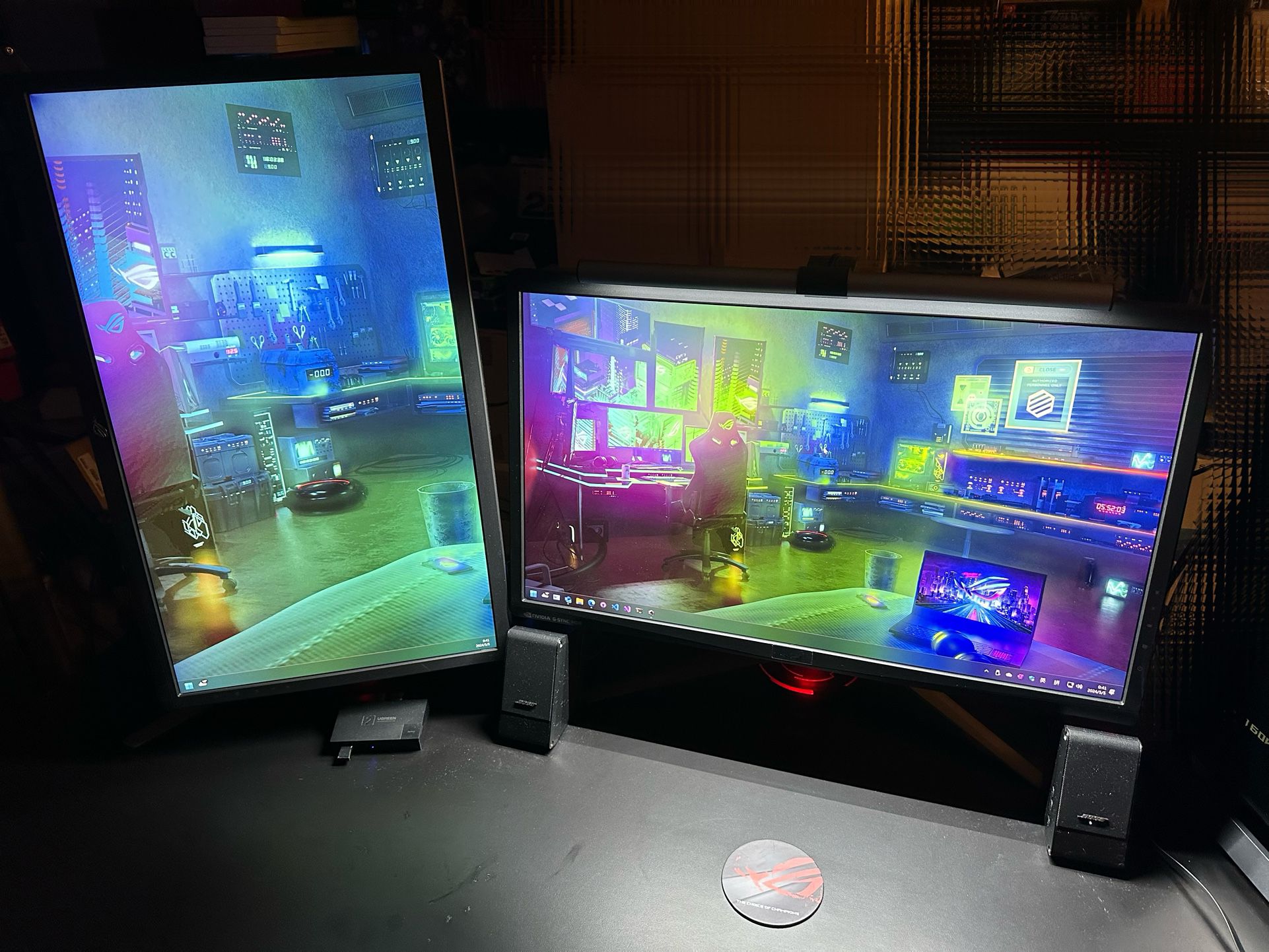 ASUS ROG Swift PG27UQ 27” 4K HDR 144Hz G-Sync Ultimate Gaming Monitor 