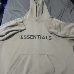 Cement Fear Of God Essentials Hoodie