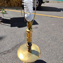Vintage Brass Lamp