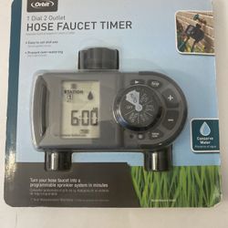 New Factory Sealed Orbit Hose Faucet Timer Programmable Sprinkler System; Model 56544