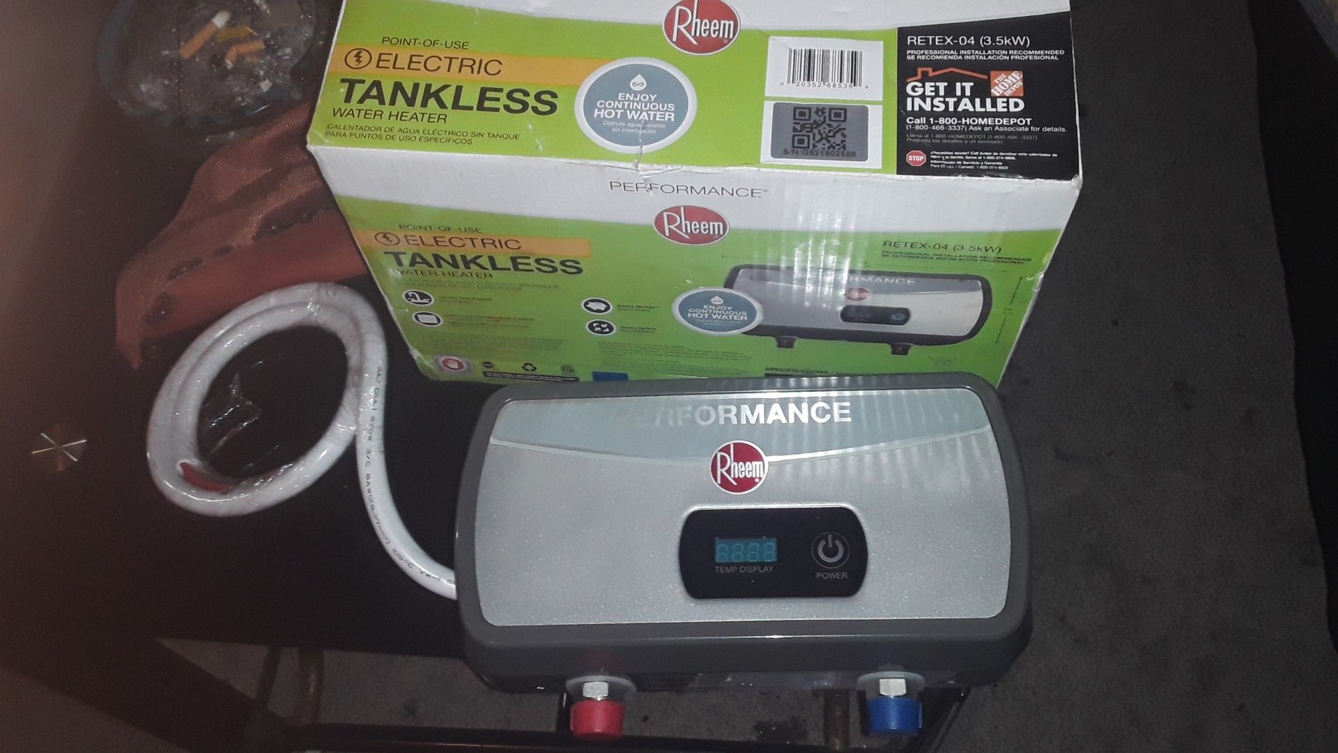 Rheem tankless water heater