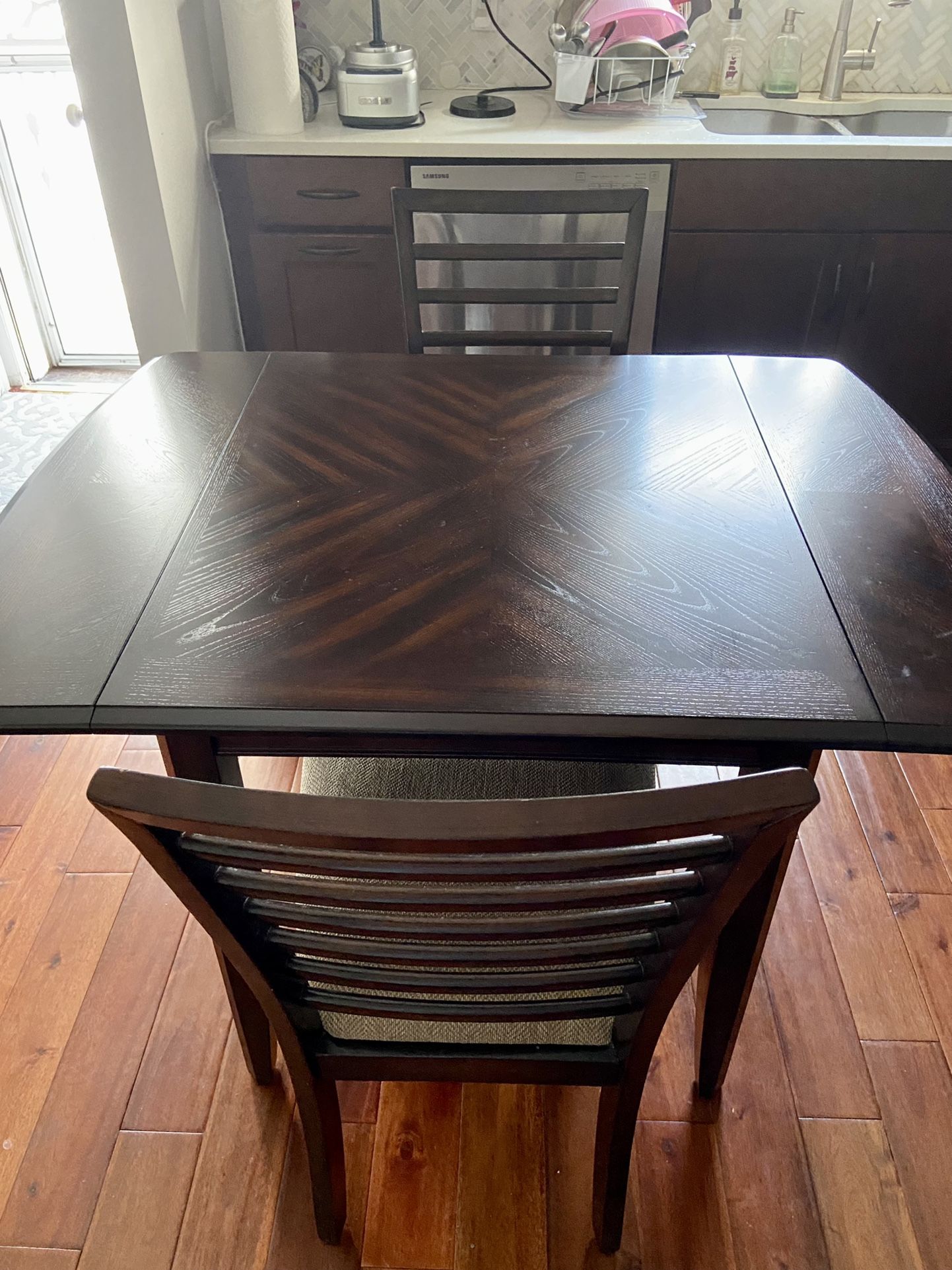 Solid Wood Table And Chair Set