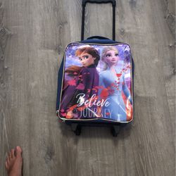 Kids Carryon Luggage Frozen Suitcase