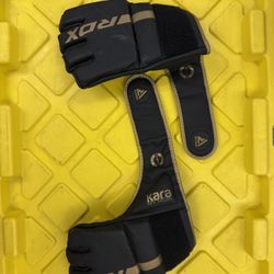 2 Pair Of Gloves RDX And Sanabul And Pair Of Kickboxing Legs  Guards And Kick Pad 