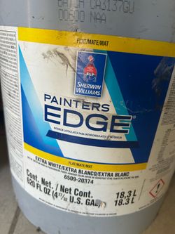 6 (4 gal. each) Sherwin Williams - white brand new paint!