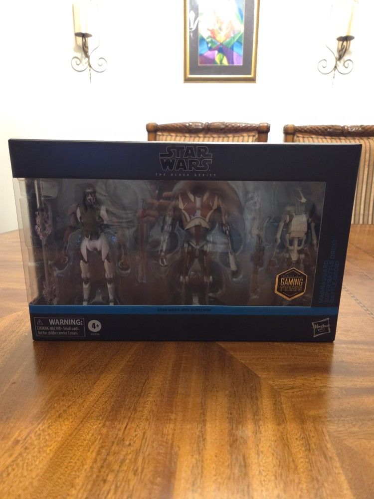 Star Wars Black Series Jedi Survivor MagnaGuard Super Battle Droid 3 pack Gaming