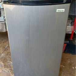 LARGE MINI STAINLESS FRIDGE 