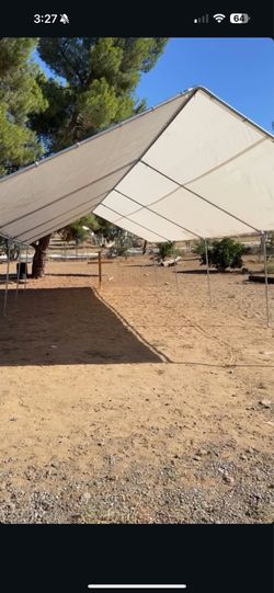 20x40 canopy new all steel frame and heavy duty tarp Carpa Nueva