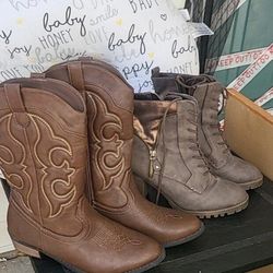 Cowboy Boots And Anklet Boots