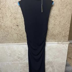 NWT! Black Sleeveless Maxi Dress (xs)