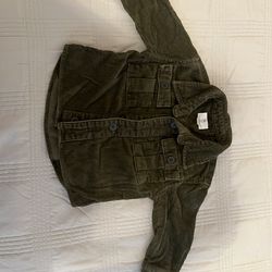 Banana Republic Baby Green Corduroy Jacket/shacket Size 18-24