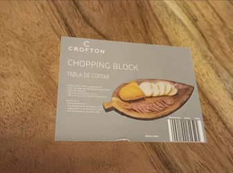 Crofton Acacia Wood Chopping Block