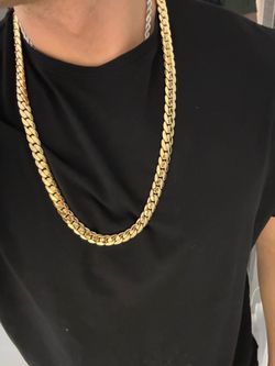 14k gold plated Miami Cuban