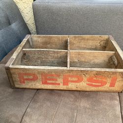 Vintage Pepsi-Cola Crate