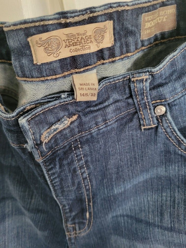 Ladies Bootcut Jeans Size 14s/32