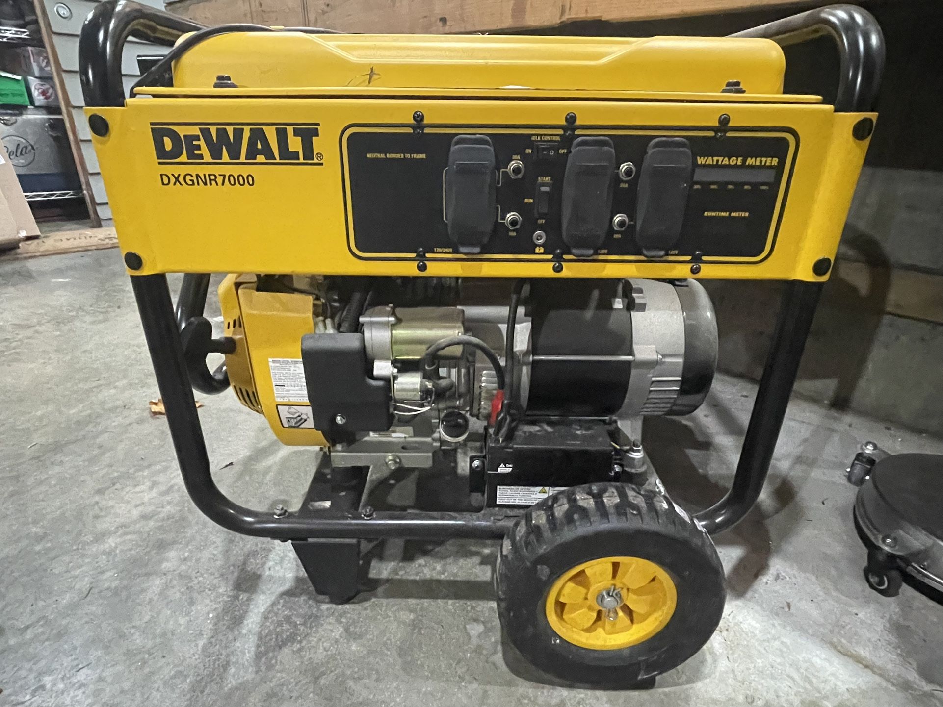 DEWALT 7,000-Watt Electric Start Gasoline Powered Portable Generator