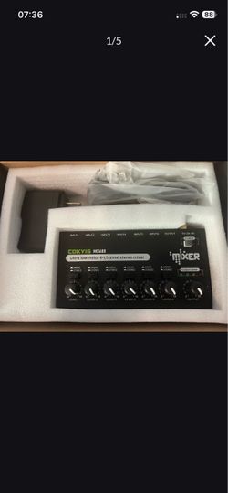 6 Channel Audio Mixer Behringer Micro Mix 600